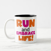 Oranje roze voor gebruik bij Embrace Life Tweekleurige Koffiemok (Links)