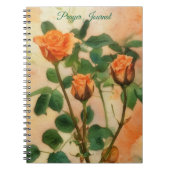 Oranje Rozen Art Prayer Journal Notitieboek (Voorkant)