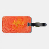 Oranje Rozen Bagagelabel (Achterkant horizontaal)