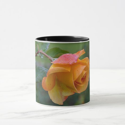 Oranje Rozen Bloemen 2 Mok (Midden)