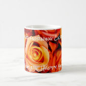 Oranje Rozen Bouquet Mok (Center)