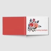Oranje Rozen bruiloft gastenboek (Volledig)