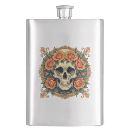 Oranje Rozen en cranium Flacon