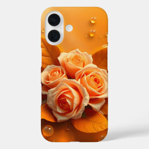 Oranje Rozen met Warm Glow Hoesje-Mate iPhone Case