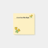 Oranje Rozen Post-it Notes (Voorkant)