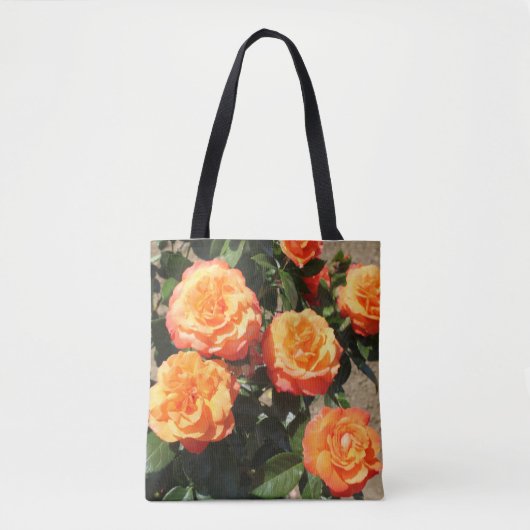 Oranje Rozen slaan Tote Bag (Voorkant)