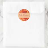 Oranje Rozen Stickers (Tas)