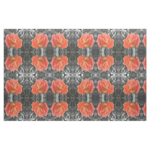 oranje rozen Stof, kleurrijk huis textiel Stof