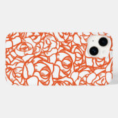 Oranje Rozen Telefoonhoes Case-Mate iPhone Case (Achterkant (horizontaal))