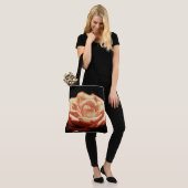  oranje rozen tote bag (Op model)