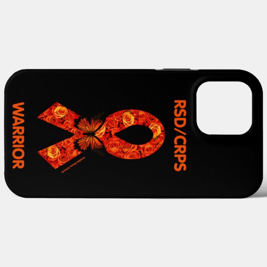 Oranje Rozen/vlinder...RSD/CRPS Case-Mate iPhone Case (Achterkant (horizontaal))