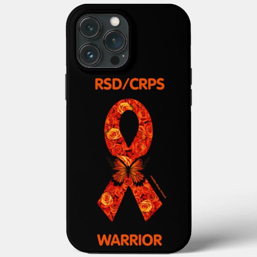 Oranje Rozen/vlinder...RSD/CRPS Case-Mate iPhone Case (Achterkant)