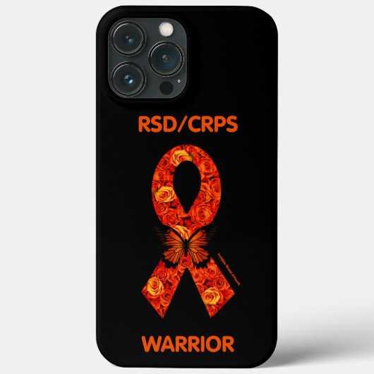 Oranje Rozen/vlinder...RSD/CRPS Case-Mate iPhone Case (Achterkant)