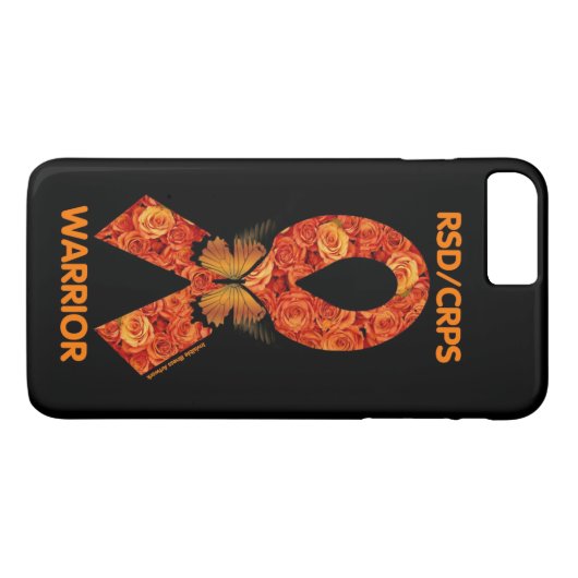 Oranje Rozen/vlinder...RSD/CRPS Case-Mate iPhone Case (Achterkant (Horizontaal))