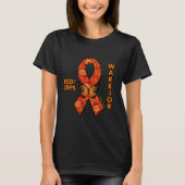 Oranje Rozen/vlinder...RSD/CRPS T-shirt (Voorkant)