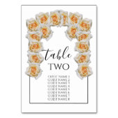 Oranje Rozen Weddenschappen Kaart (Voorkant)