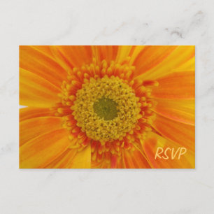 Oranje RSVP-uitnodiging RSVP Kaartje