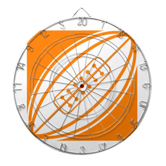 Oranje Rugby Dartbord (Voorkant)