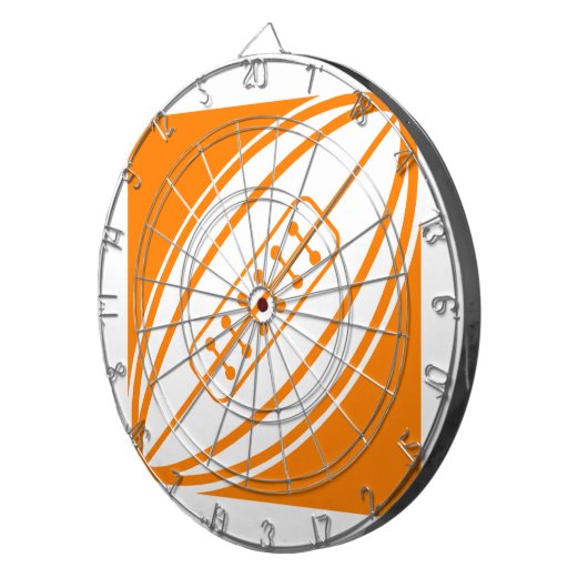 Oranje Rugby Dartbord (Voorkant Rechts)