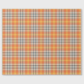 Oranje ruit cadeaupapier (Vlak)