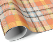 Oranje ruit cadeaupapier (Rol Hoek)