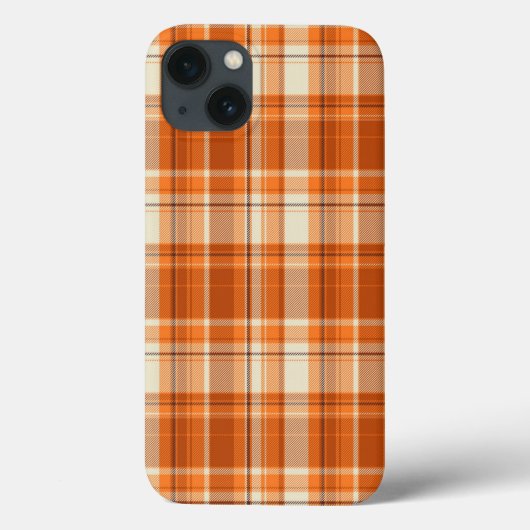 Oranje ruit Case-Mate iPhone case (Achterkant)