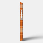Oranje ruit Case-Mate iPhone case (Achterkant / Links)