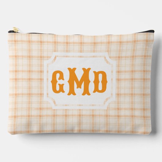 Oranje ruit | Monogram Etui (Voorkant)