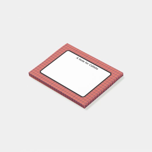 Oranje ruit post-it® notes (Schuin)