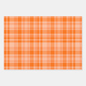 Oranje ruit & Zwart & Wit Inpakpapier Vel (Voorkant)