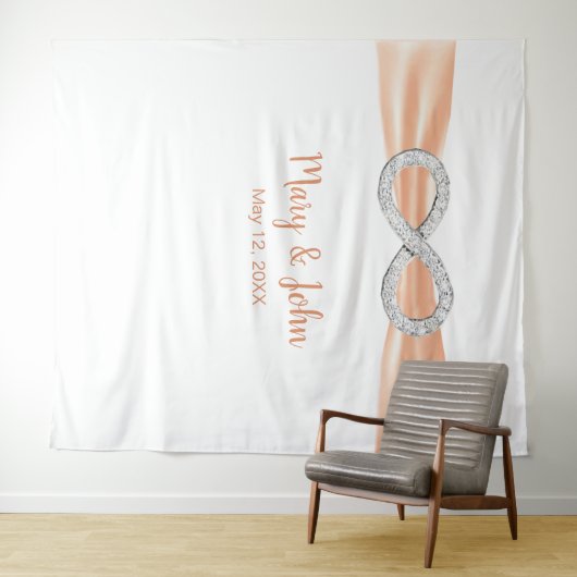 Oranje Ruiteinigrond met Ruiteinigrond Wandkleed (In Situ (horizontaal))