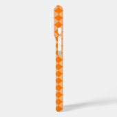 Oranje Ruitpatroon met Schaken Case-Mate iPhone Case (Achterkant / Links)