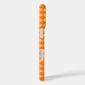 Oranje Ruitpatroon met Schaken Case-Mate iPhone Case (Achterkant / Rechts)