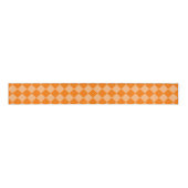 Oranje ruitpatroon van Checker Grosgrain Lint (Voorkant)