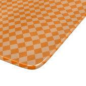Oranje ruitpatroon van Checker Snijplank (Hoek)
