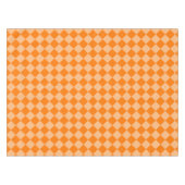 Oranje ruitpatroon van Checker Tafelkleed (Voorkant (Horizontaal))