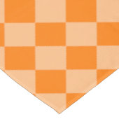Oranje ruitpatroon van Checker Tafelkleed (Gekanteld)