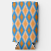 Oranje ruitvormen van gradiënt seltzer blikjeskoeler (Voorkant)