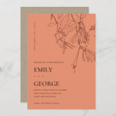 ORANJE RUST-LIJN DIE STROOM MAAKT DE DATUM KAART O (Voorkant / Achterkant)