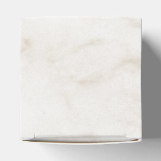 Oranje Rustic Seashell Wedding Bedankdoosjes (Bovenkant)