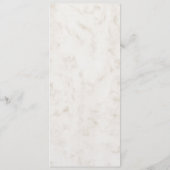 Oranje Rustic Starfish Wedding Menu (Achterkant)