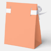 Oranje rustieke Cutie Pie Flower Herfst Baby showe Bedankdoosjes (Achterkant)