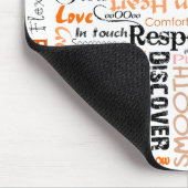 Oranje Sacral Chakra Positieve bevingen Muismat (Hoek)