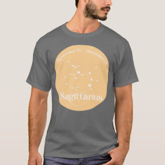 Oranje Sagittarius Constellations T-shirt