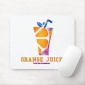 oranje sap 2 muismat (Met muis)