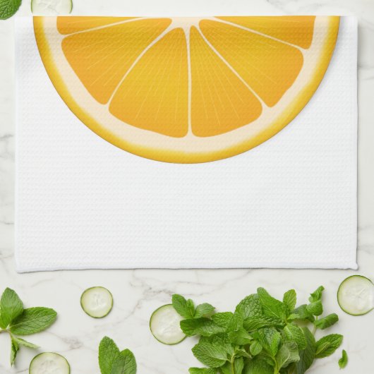 Oranje sap Citrus Splash Theedoek (Gevouwen)