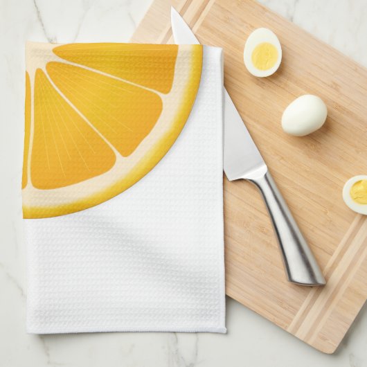 Oranje sap Citrus Splash Theedoek (Quarter Fold)