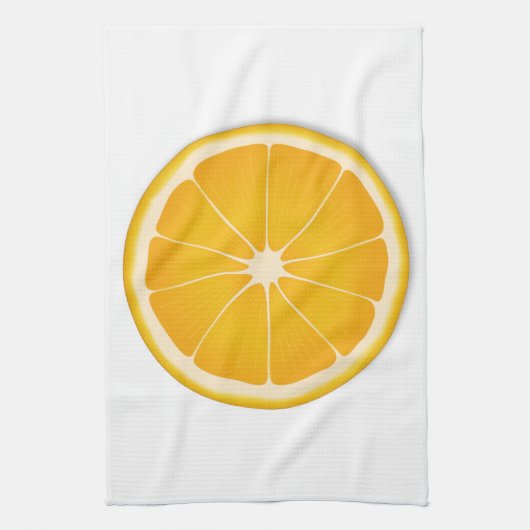 Oranje sap Citrus Splash Theedoek (Verticaal)