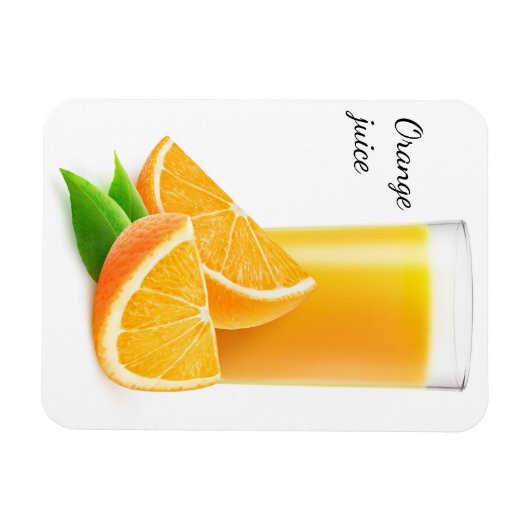 Oranje sap magneet (Horizontaal)