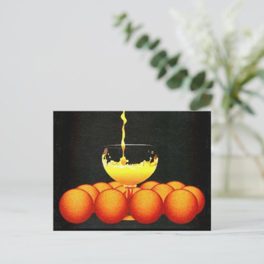 Oranje sap / Sinaasappels ... Mark Edward Westerfi Briefkaart (Staand voorkant)